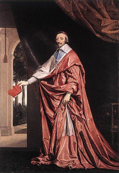 Portrait of Cardinal Richelieu, in many ways the architect of absolute monarchy in France.
