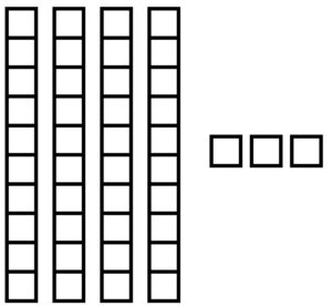Ten, ten, ten, ten, and one, one, one.