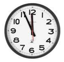 a round clock