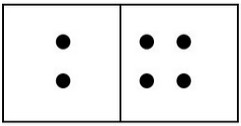 Dot, dot, dot, dot, dot, dot.