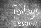 a blackboard