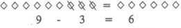 9 minus 6 is 6