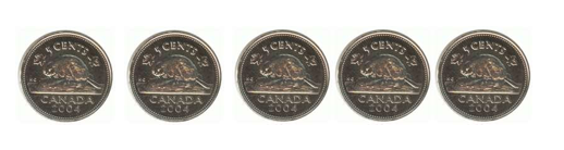 nickels